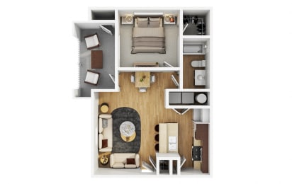 a floor plan of the providence at wittenberg a1