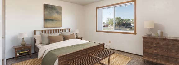 Bismarck, ND Brentwood II Apartments | Bedroom