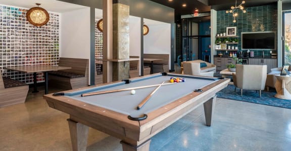 billiards in resident lounge