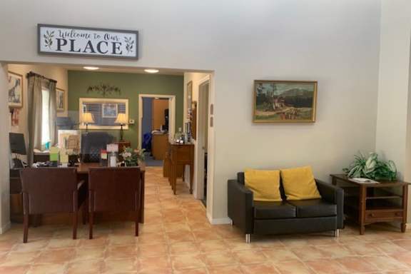 a rendering of the lobby