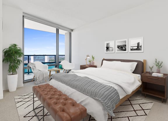 Gorgeous Bedroom at Kingsbury Plaza, Chicago