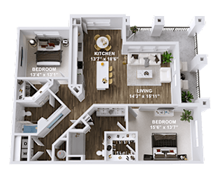 Unit B4 at Parkway Crossings, Kissimmee Florida