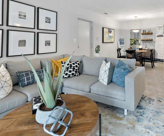 Living Room with Couch at McDonogh Township Apartments, Owings Mills, MD, 21117