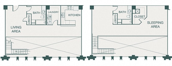 The Kirby - B6 - 1 bedroom - 2 bathrooms