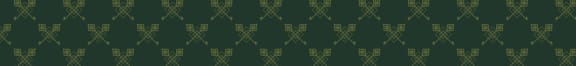 the pattern of the checks on a green background