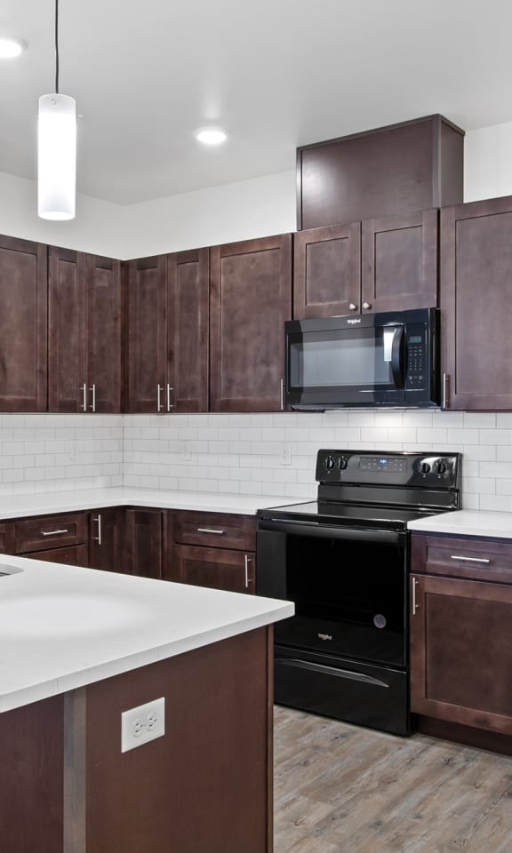 Columbia Riverwalk Apartments Kitchen Counters and Appliances