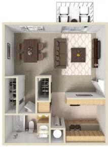 Floor Plan  Westwood Village | Apartments | Floorplan | Studio