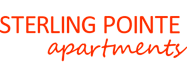 A sign that says Sterling Pointe Apartments.