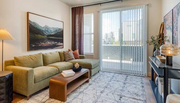 Amara Living Room with Outdoor Patio