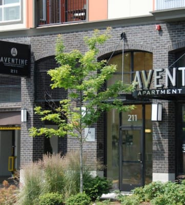 Aventine Apartment Homes Exterior Main Entrance
