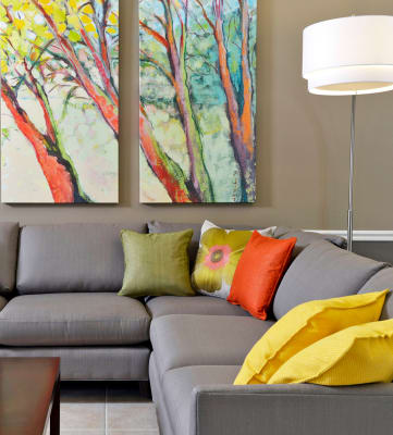 Dominium_Blooming Glen Townhomes_Living Room Example
