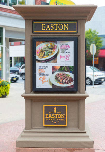 a food stand on the side of the street