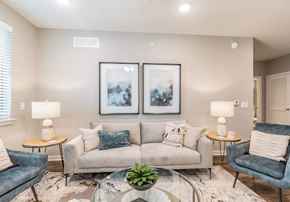 Living Room at Edge75, Naples, FL, 34104