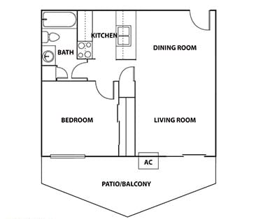 A1 Floor Plan at Autumn Park, South Dakota, 57106