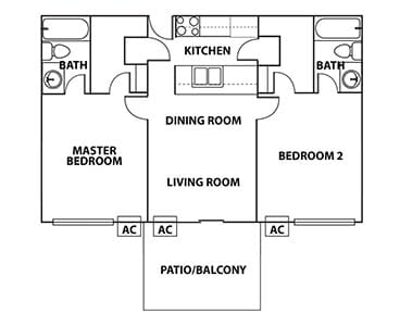 C1 Floor Plan at Autumn Park, Sioux Falls, SD