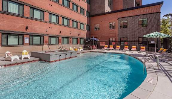 Large Swimming Pool at Maye House Apartments