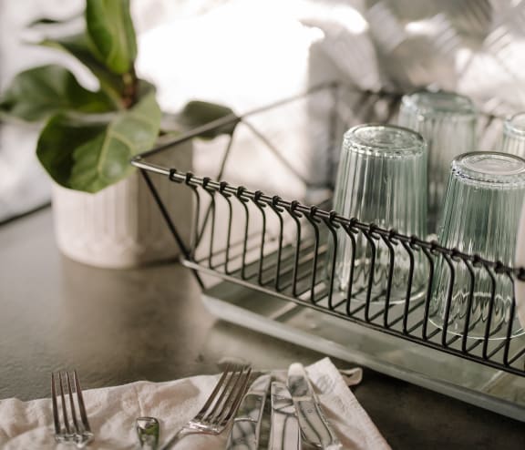 Dishes at Evergreen, Belpre