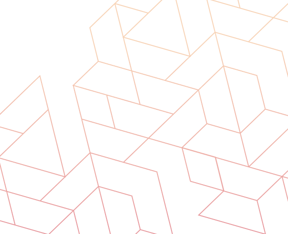 abstract geometric pattern of white lines on a black background