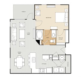 1 bed 1 bath at Magnolia Village Apartments, Jacksonville, FL, 32207