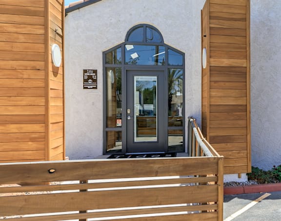 Community entrance at Tides on East Cactus.