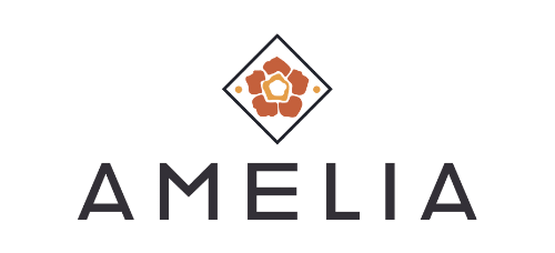 a logo with the word on a black background