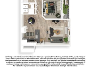 Ironwood at the Ranch 2 Bed 2 Bath Reno 1 Floor Plan