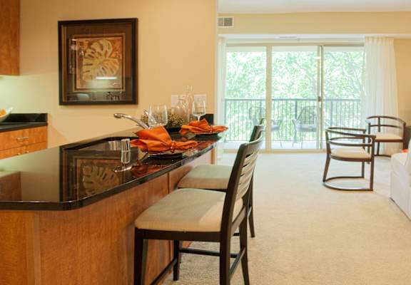 Carpeted Living Area at Spa Cove Apartments, Annapolis, 21403