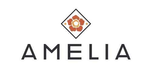 a logo with the word on a black background