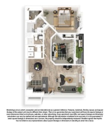 Ironwood at the Ranch 2 Bed 2 Bath Floor Plan