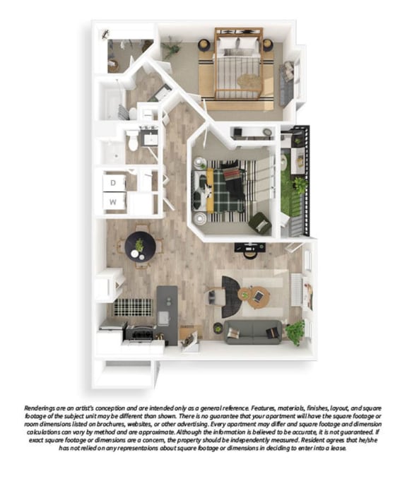 Ironwood at the Ranch 2 Bed 2 Bath Floor Plan