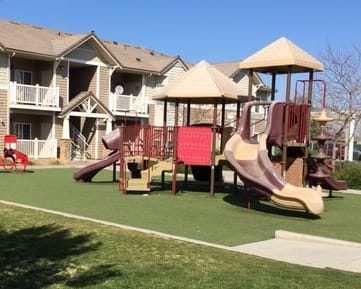 Image of exterior of building and property playground