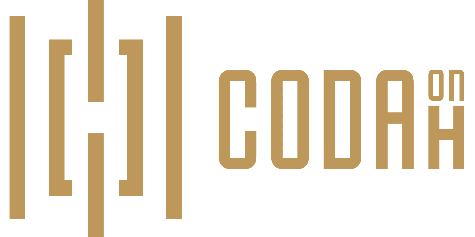 A black background with a logo that has the letters "CODA" in gold.