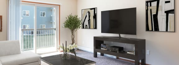 Bismarck, ND Stonefield |Bright Living Room Area