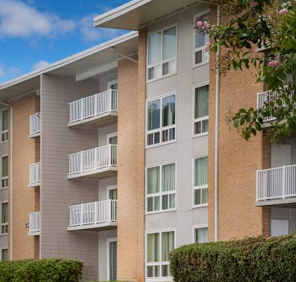 property building at Cheverly Station Apartments, Cheverly