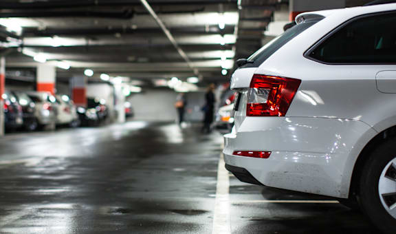 Car Parking at Vista Apartments at Edgemont, Alberta