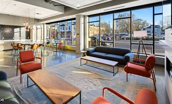 Lake Street Dwelling  common area, Minneapolis, Minnesota