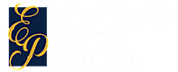 Encino Park Apartments logo with a gold cursive "E" on a navy blue background.