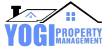 the logo for yogi property management