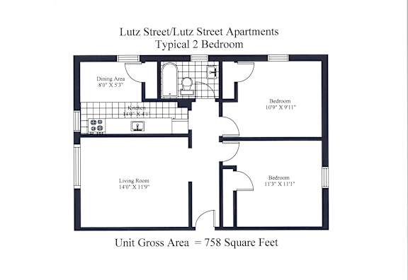 Lutz Street Apartments Two Bedrooms