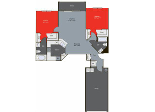 Curacao Floor Plan at Yacht Club, Bradenton, 34212