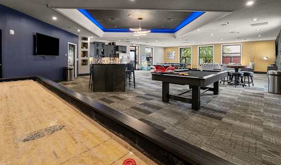 Modern Clubhouse at Lux Apartments, Brooklyn Center, MN