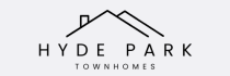 a logo for a townhome community with a house