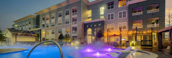 Pool at Night