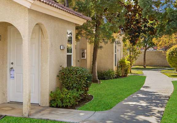 Common Walkway at Lotus Villas, Bakersfield, CA, 93312