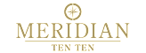 A logo with the words "MERIDIAN TEN TEN" in gold text on a green background.