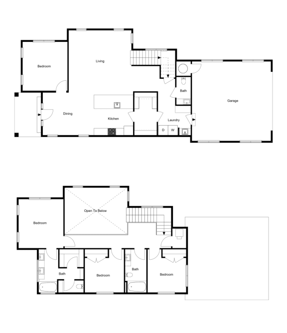 Vaseo Townhomes - Lehi, Utah | Single Family Home 2D Floor Plan