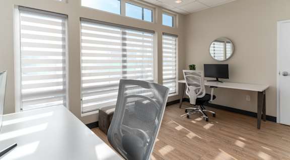 Work Space at G17 Apartments at Tamarack, Edmonton, AB
