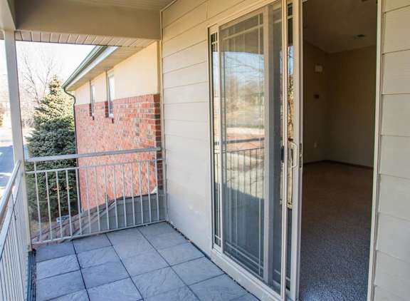 balcony at Southwind Villas in La Vista Nebraska