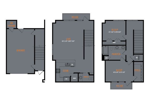 Lenox SoCo 2D Floor Plans - B9