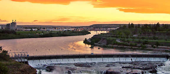 Great Falls Sunset
